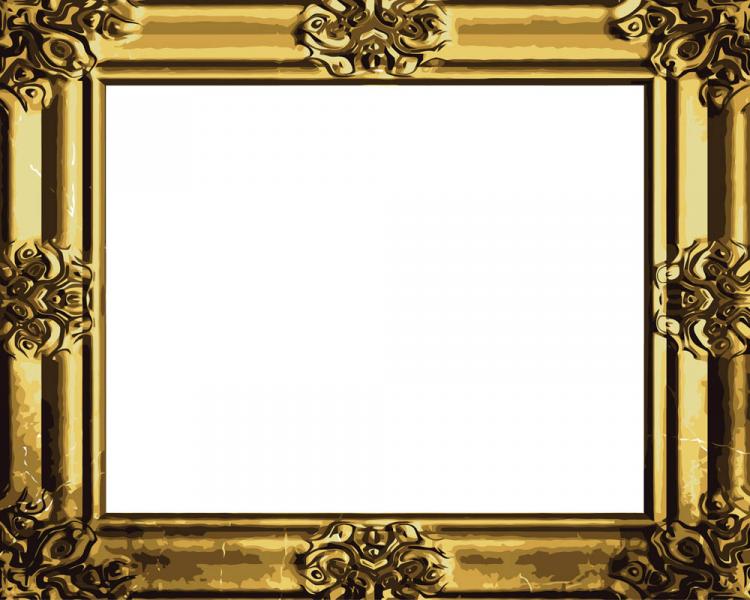 free vector Antique gold frame 04 vector